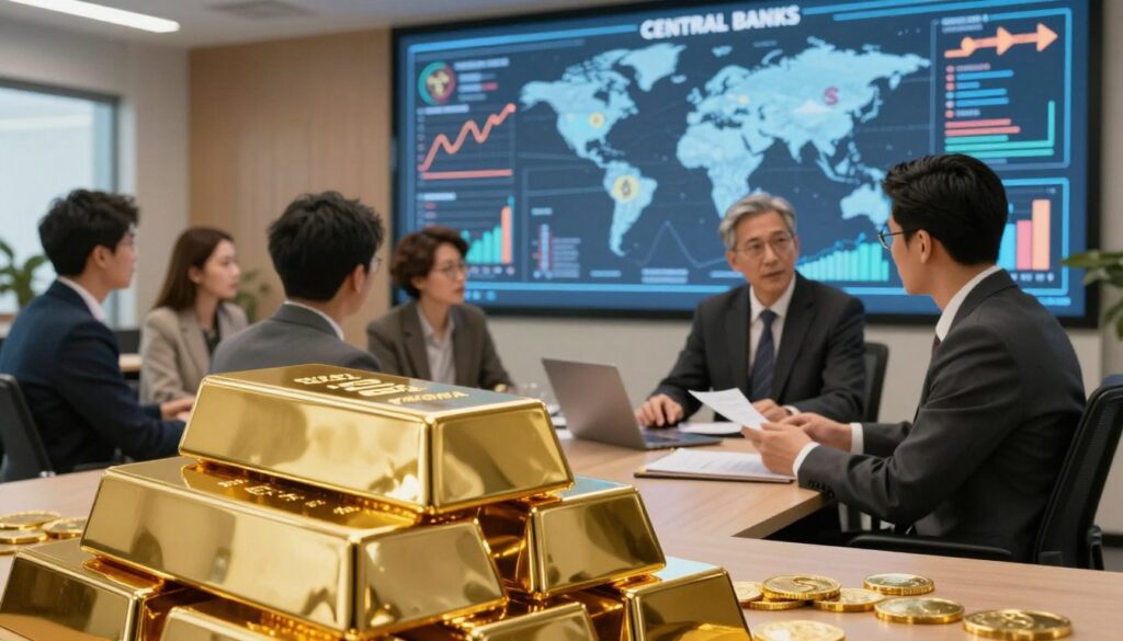 Central banks are key players in the gold market